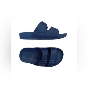 Freedom Moses Toddler Size 8/8.5 Navy Slides Sandles